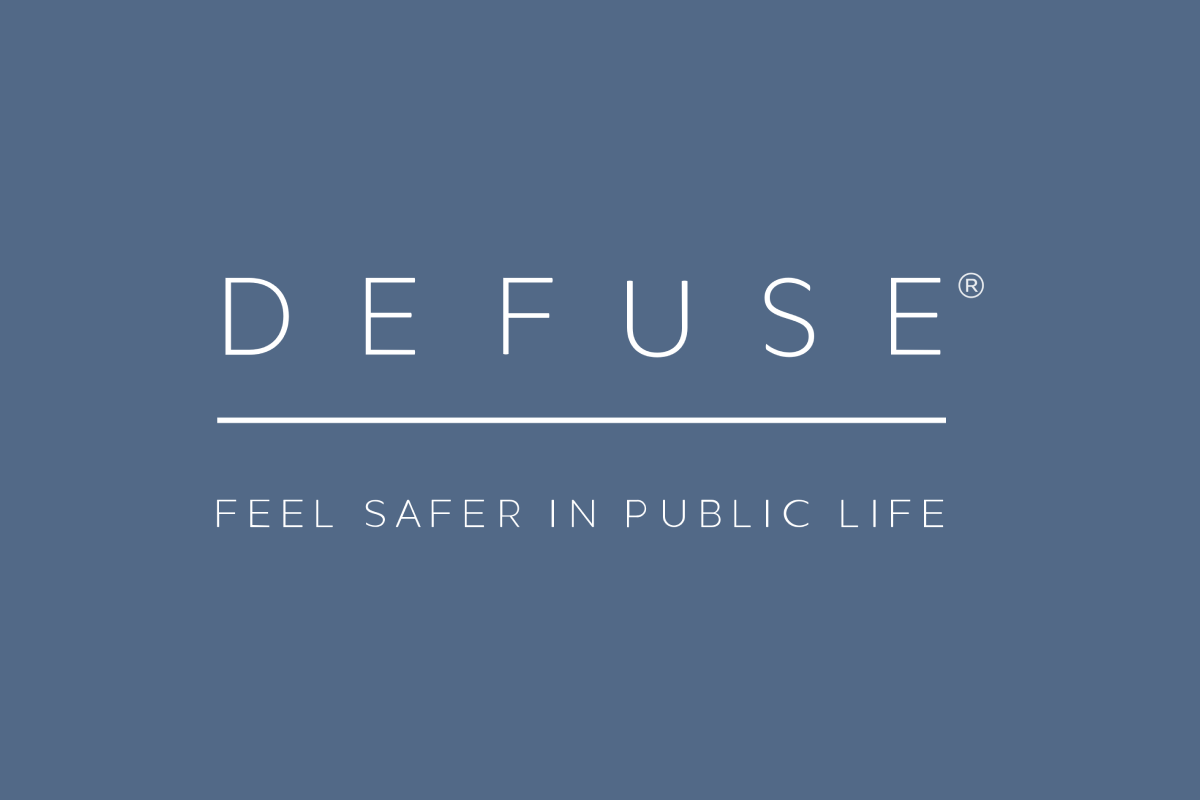 defuse - feel safer in a public place