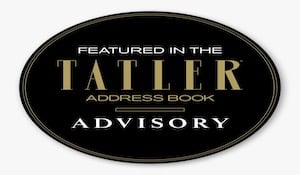 now featured as a recommended advisor in the tatler address book