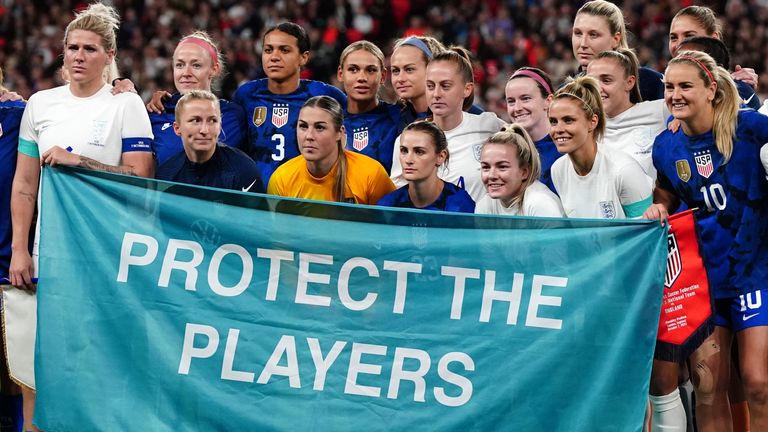 Women footballers abused